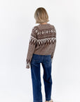 Fair Isle Button Down Cardigan