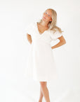 Penny Bow Detail Mini Dress