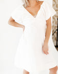 Penny Bow Detail Mini Dress