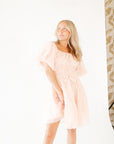 Addison Pearl Embellished Mini Dress