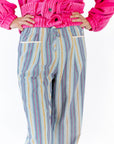Gema Striped Linen Pants