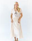 Martina Ribbon Detail Dress
