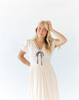 Martina Ribbon Detail Dress