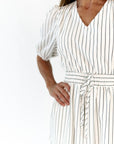Sander Striped Midi Dress