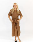 Leisel Corduroy Shirt Dress