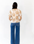 Albini Botanical V-Neck Top