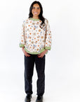 Leah Floral Henley Top
