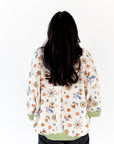 Leah Floral Henley Top