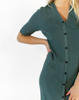 Laith Button Down Sweater Dress