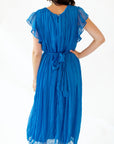Angelica Chiffon Layered Waist Tie Dress