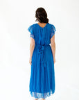 Angelica Chiffon Layered Waist Tie Dress