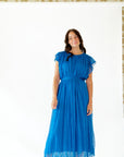 Angelica Chiffon Layered Waist Tie Dress