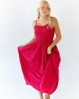Tomas Sweetheart Gingham Midi