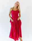 Tomas Sweetheart Gingham Midi