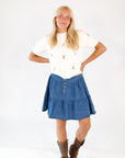 Cowgirl Embroidered Knit