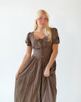 Suzanne Gingham Midi Dress