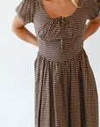 Suzanne Gingham Midi Dress