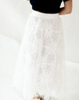 Georgette Floral Textured Skirt
