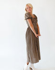 Suzanne Gingham Midi Dress