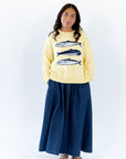 Verona Denim Midi Skirt
