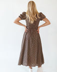 Suzanne Gingham Midi Dress