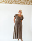 Suzanne Gingham Midi Dress
