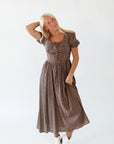 Suzanne Gingham Midi Dress