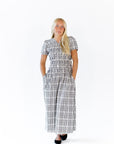 Shon Plaid Midi Dress
