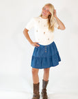 Cowgirl Embroidered Knit