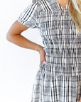 Shon Plaid Midi Dress