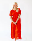 Bundi Eyelet Maxi Dress