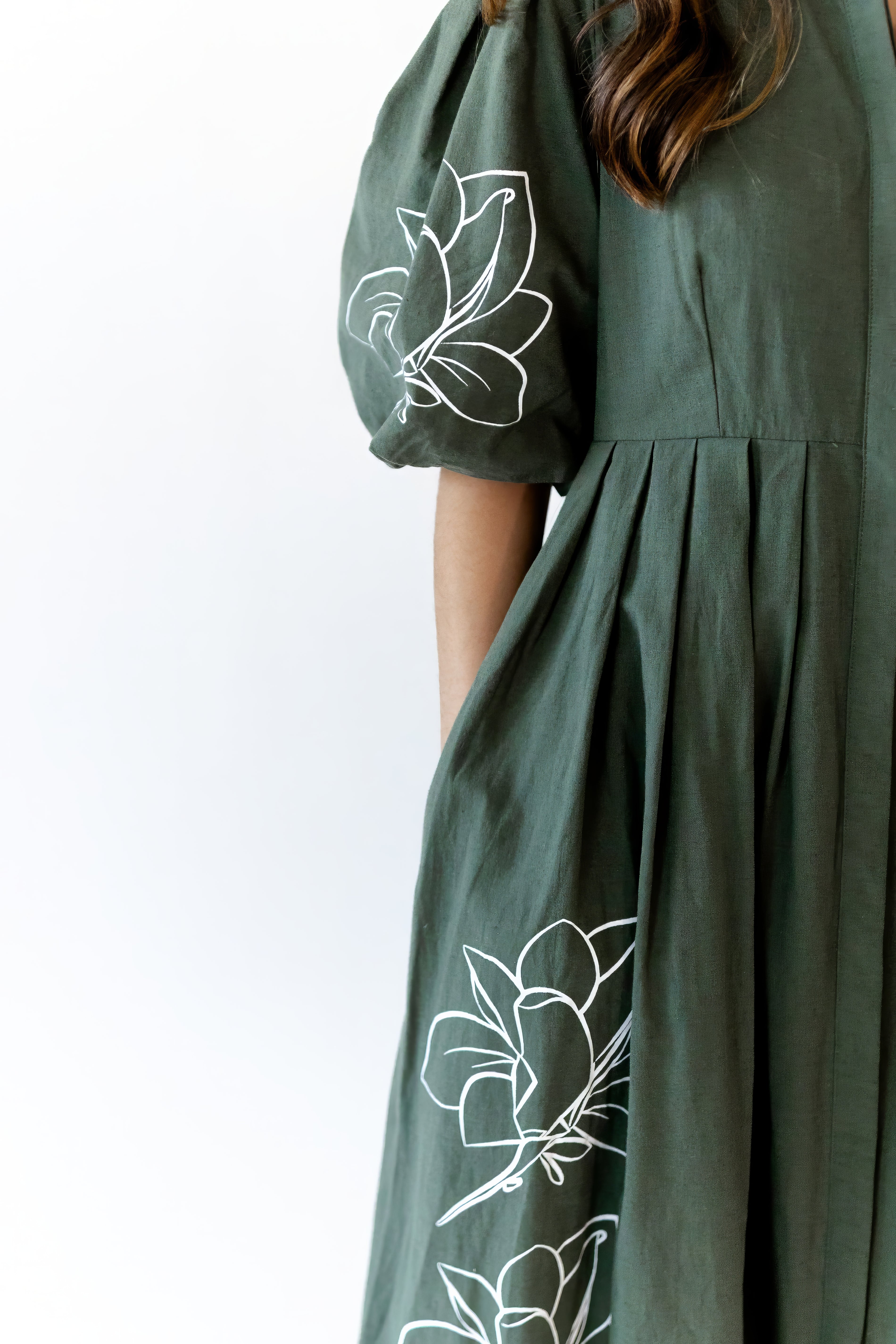 Forest Embroidered Maxi Dress – Twirl Boutique