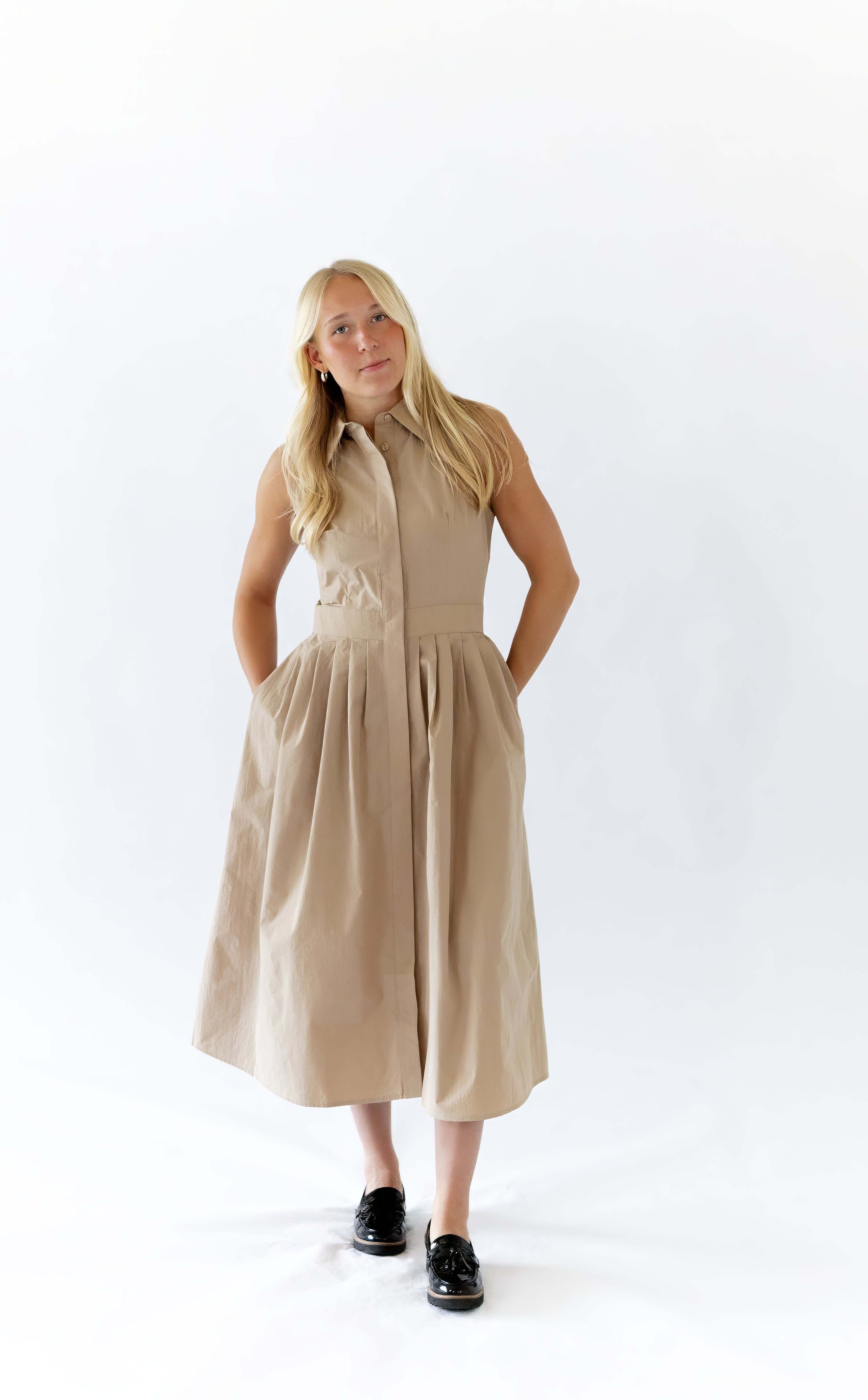 winnie midi dress Winnie Sleeveless Midi Dress