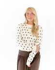 Ambrio Polka Dot Cardigan