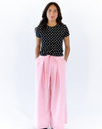 Gianni Pleated Wide Leg Pants