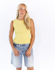 Donna Knit Tank · Citrus