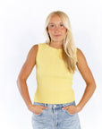 Donna Knit Tank · Citrus