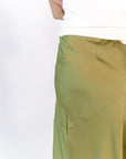 Kiwi Satin Maxi Skirt