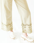 Eriana Eyelet Hem Pants