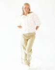 Eriana Eyelet Hem Pants