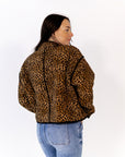 Bexley Cheetah Print Bomber Jacket