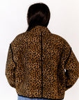 Bexley Cheetah Print Bomber Jacket