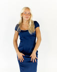 Jay Rose Detail Dress · Navy