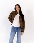 Bexley Cheetah Print Bomber Jacket