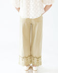 Eriana Eyelet Hem Pants