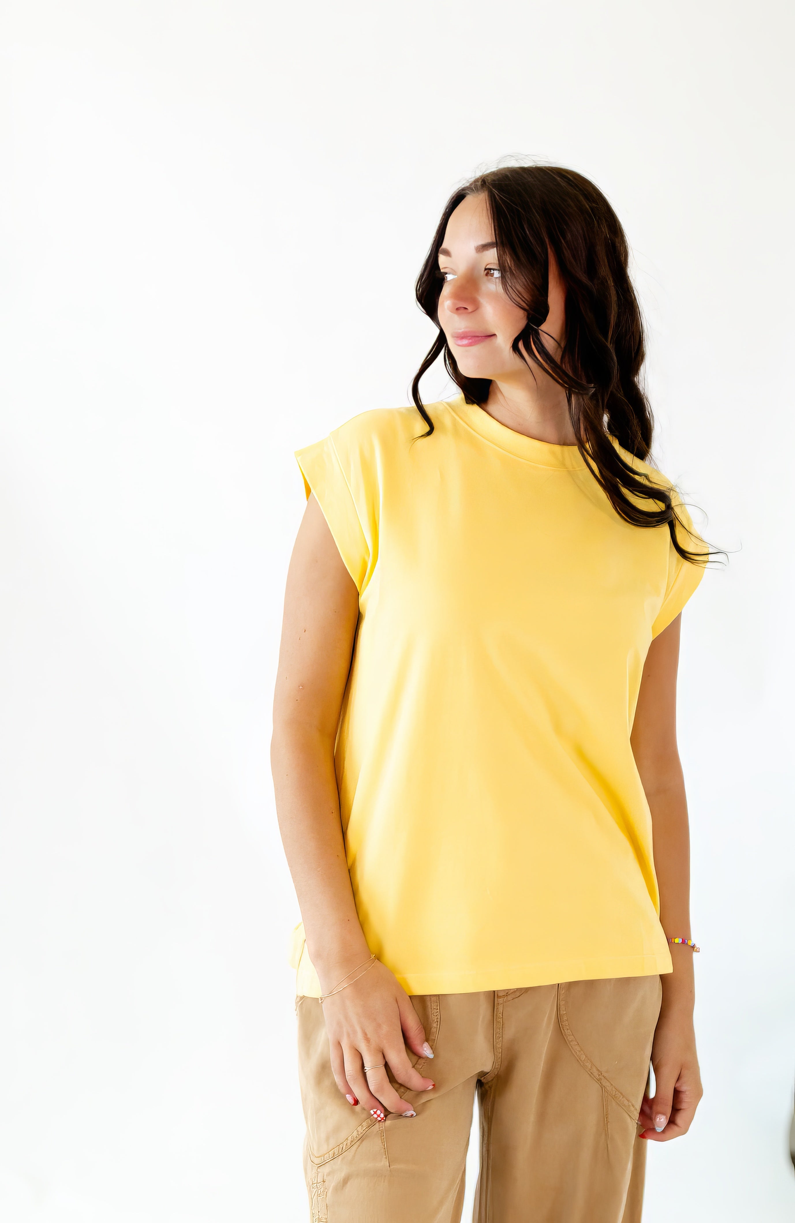 Higgins Muscle Tee · Yellow