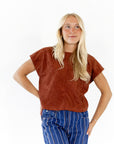 Sadie Suede Top