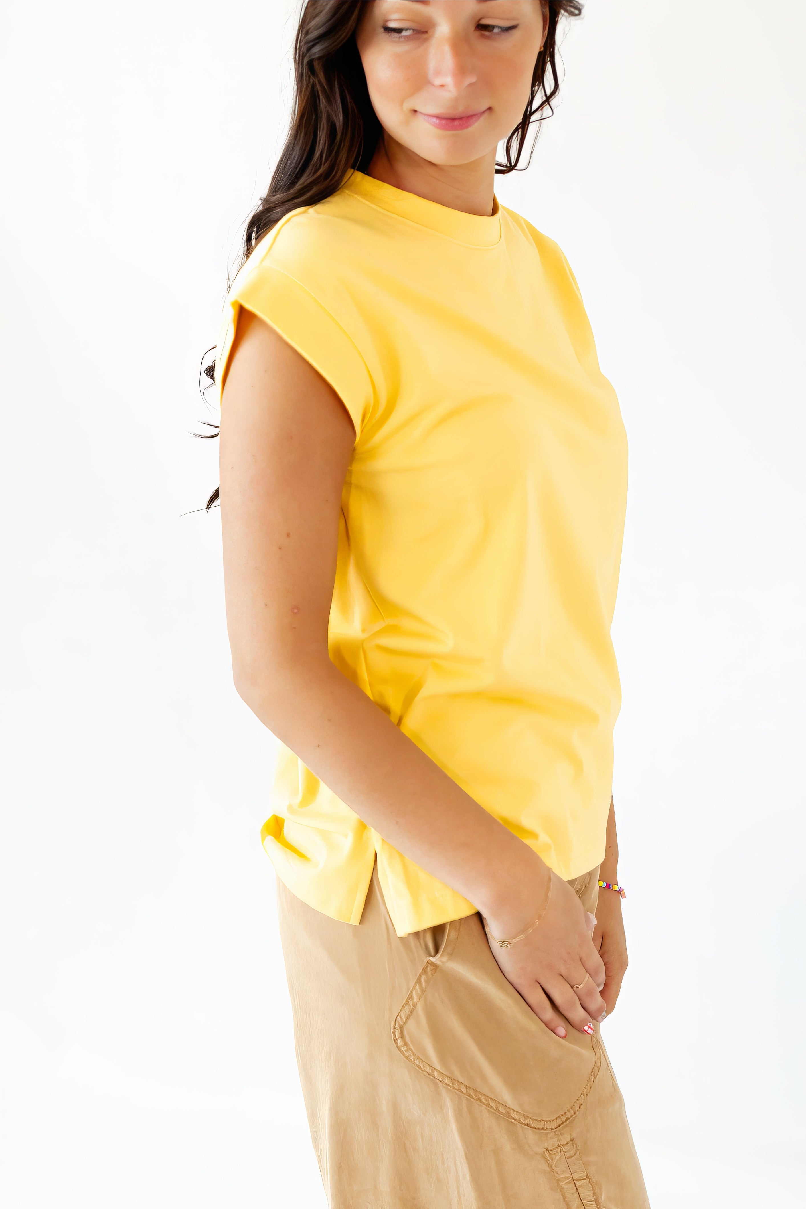 Higgins Muscle Tee · Yellow