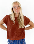 Sadie Suede Top