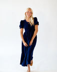 Tybald Bow Detail Midi Dress
